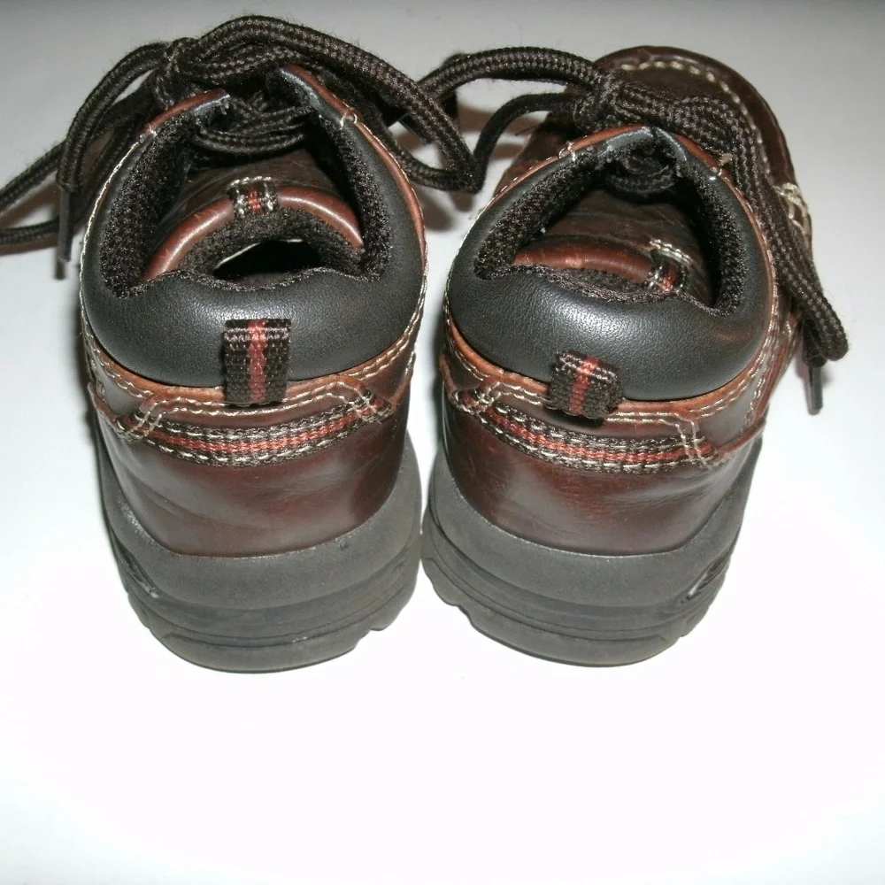 Arizona Boys Boots Brown Faux Leather Oxford Toddler Size 8